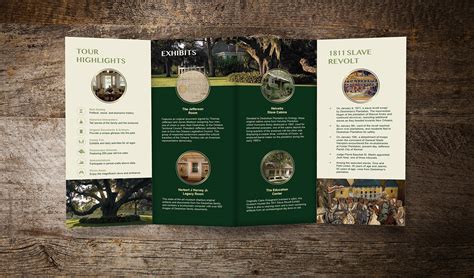 Destrehan Plantation Tour Brochure on Behance