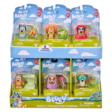 Bluey Story Starter Figurine Single Packs - Bluey Official Website