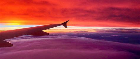 Airplane Sunset Wallpapers - Top Free Airplane Sunset Backgrounds - WallpaperAccess