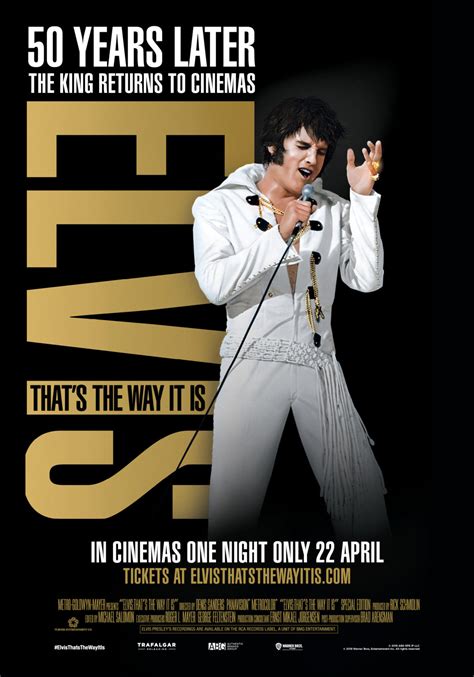 ELVIS: THAT'S THE WAY IT IS - 50TH ANNIVERSARY EVENT SCREENING - New Trailer Released. - Film ...