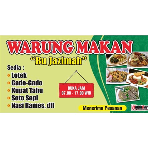 Contoh Banner Spanduk Warung Makan Nasi Yang Unik Dan Simple Cdr | The Best Porn Website