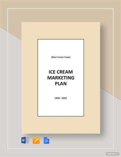 Ice cream Marketing Plan Template in Word, Pages, Google Docs - Download | Template.net