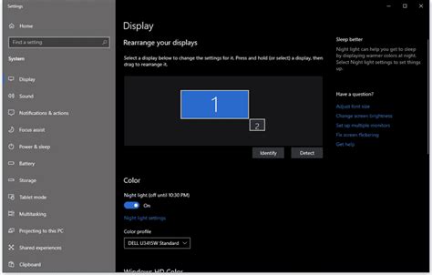 How To Extend Your Display Across Two Monitors In Windows 10 - MobyGeek.com