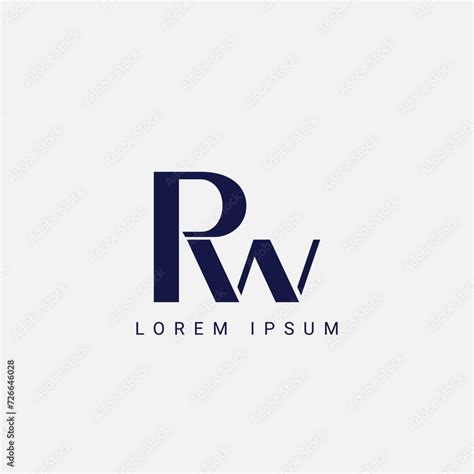 RW Logo Design, Inspiration for a Unique Identity. Modern Elegance and Creative Design. RW Logo ...