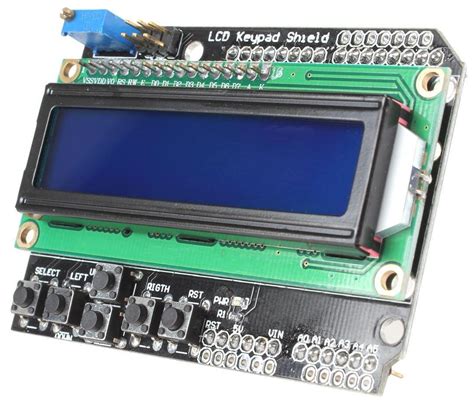 Arduino Shield - LCD1602 display met keypad