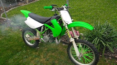 Liquidbidding Auction Running 85CC Kawasaki Dirt Bike - YouTube