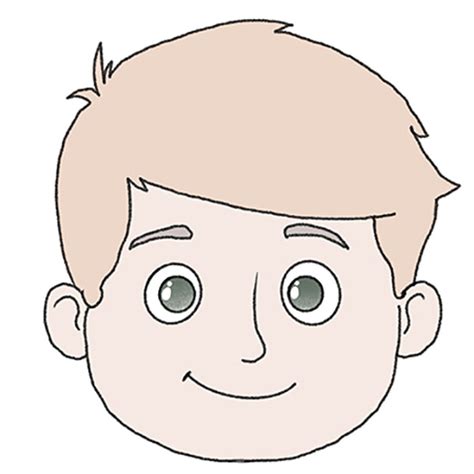 How to Draw a Boy's Face - Easy Drawing Tutorial For Kids