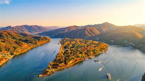 Beautiful four seasons in Nami island, Korea