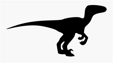 Velociraptor Silhouette , Free Transparent Clipart - ClipartKey