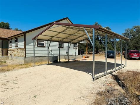 20x20x8 Carport - Leland's Metal Buildings | Metal Buildings for Sale