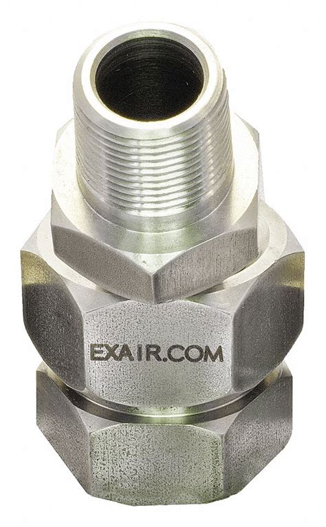 EXAIR Stainless Steel Swivel Connector with NPT Hose Connection - 36JP44|9023 - Grainger