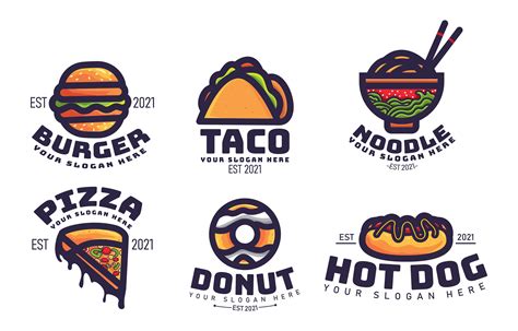 Fast Food Logo Concept 2382557 Vector Art at Vecteezy