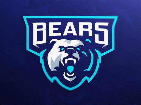 Bears eSports Mascot Logo | Sports logo design, Esports logo, Sports logo inspiration