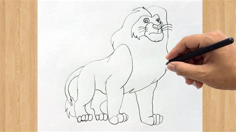 How To Draw Lion King Characters Step By Step