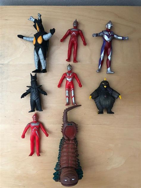 Lot of 8 Ultraman Kaiju Godzilla Bandai Figures | #2000372436