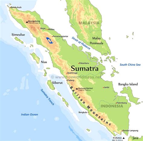 Sumatra map