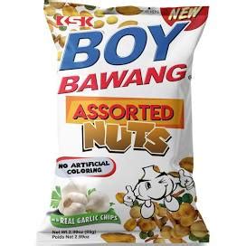 KSK Boy Bawang Assorted Nuts w/Real Garlic Chips 85g - Pinoy Groseri ...