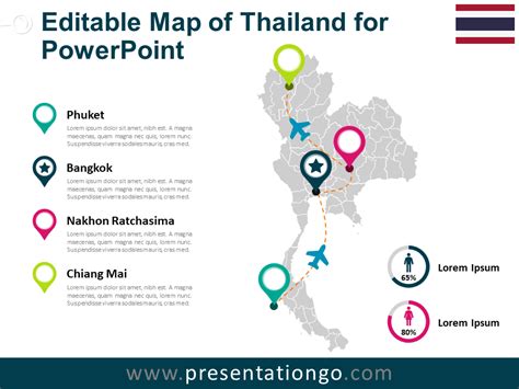 Thailand Map Slide Powerpoint - Bank2home.com