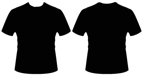 Kaos Hitam Polos - ClipArt Best