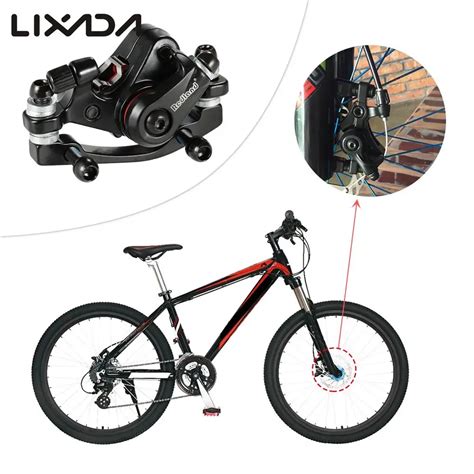 Bicycle Disc Brake MountainBikr Brake Aluminum Alloy Road Bike Front Disc Brake Mechanical ...