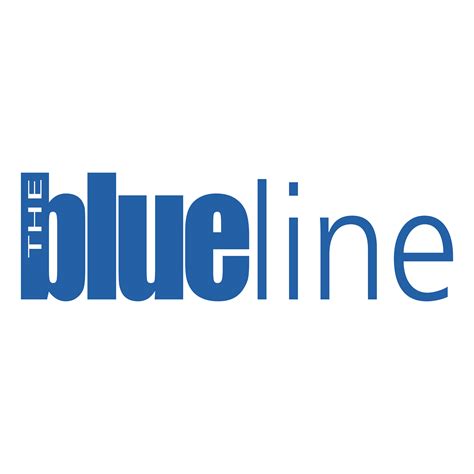 The Blue Line Logo PNG Transparent & SVG Vector - Freebie Supply