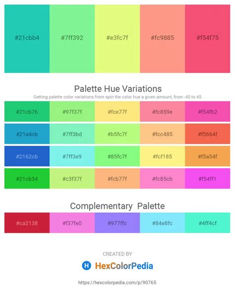 1439 Light Salmon Color Schemes | Hexcolorpedia