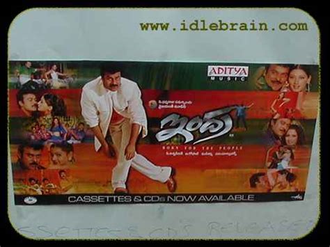 Telugu cinema movie posters - idlebrain.com - Indra - Chiranjeevi ...