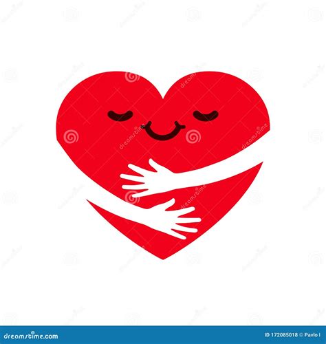 Hugging Charity Icon, Love Yourself, Family Community, Cute Cartoon ...