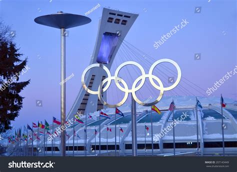 Montrealcanada January 3 Montreal Olympic Stadium Stock Photo 207143449 ...