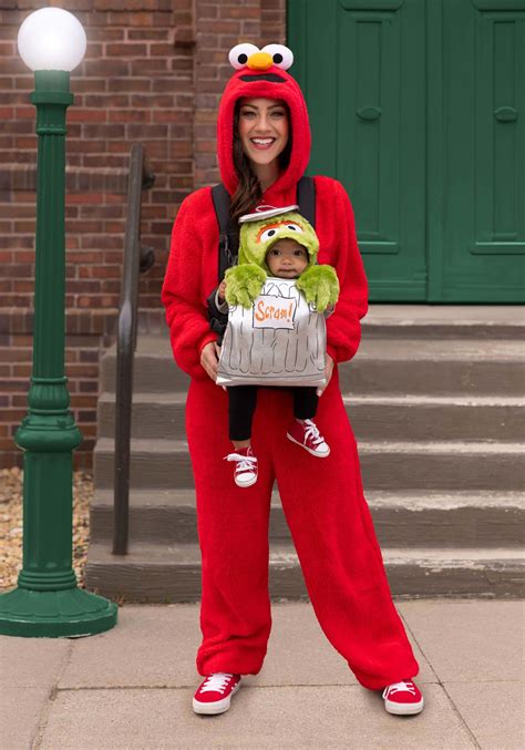 Sesame Street Adult Elmo Onesie Costume