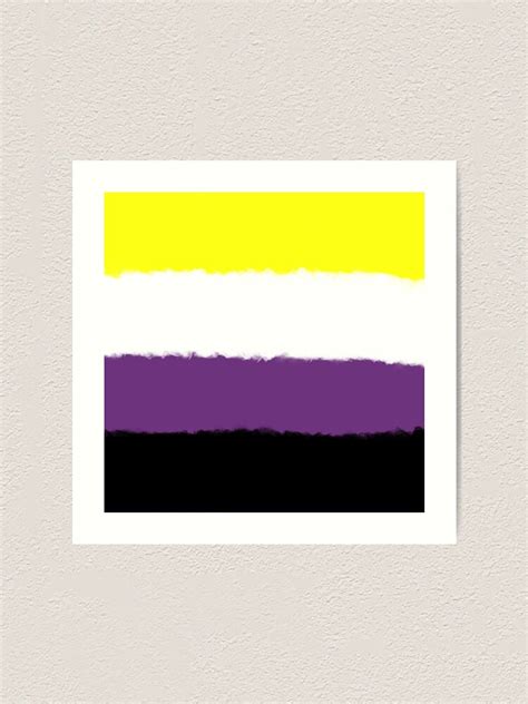 "non-binary flag " Art Print for Sale by ravens-are-cool | Redbubble