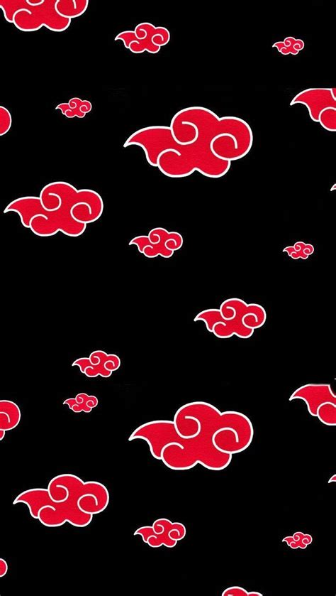 Download Naruto Symbol Cloud Patterns Wallpaper | Wallpapers.com