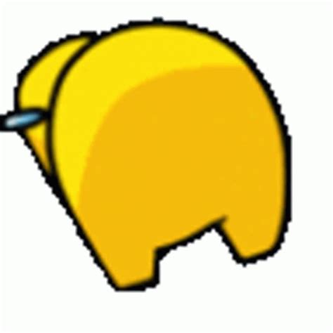 an image of a yellow elephant head on a white background