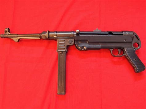 REPLICA WW2 GERMAN MP40 SEMI AUTOMATIC MACHINE PISTOL GUN BY DENIX – JB Military Antiques