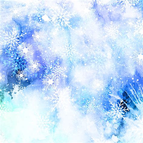 Watercolor snowflake background 209957 Vector Art at Vecteezy