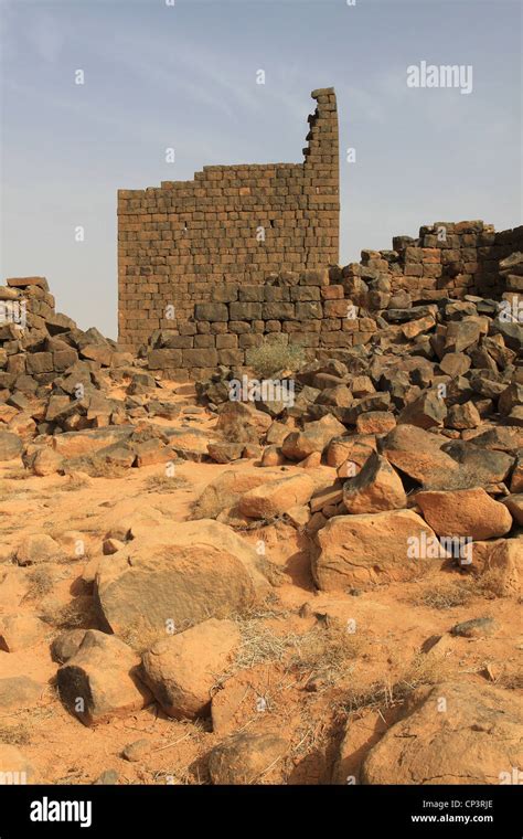 Qasr Burqu, a black basalt fort built in the 3rd century, standing guard over the silent shores ...