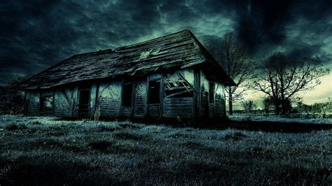 sunlight, forest, night, nature, ruin, abandoned, spooky, house, evening, morning, atmosphere ...