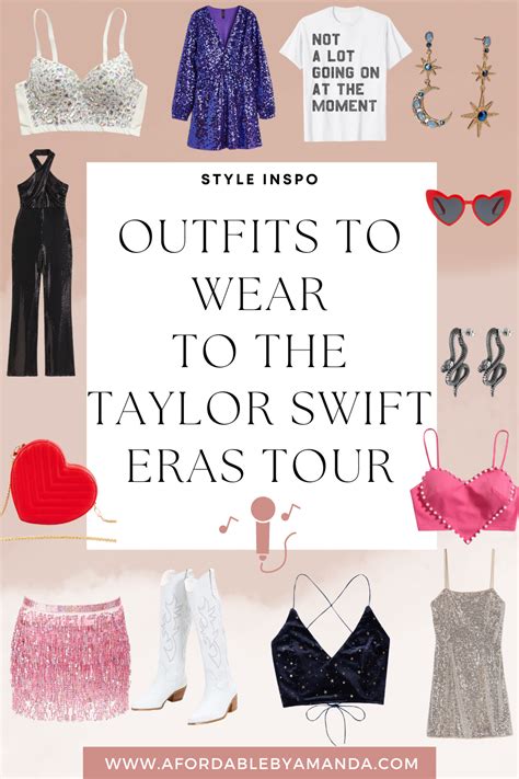 Outfits to Wear to the Taylor Swift Eras Tour - Affordable by Amanda | Taylor swift outfits ...