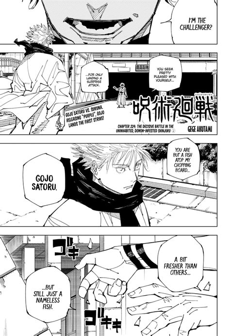 Jujutsu Kaisen, Chapter 224 - Jujutsu Kaisen Manga Online