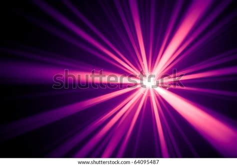 Purple Rays Stock Photo (Edit Now) 64095487