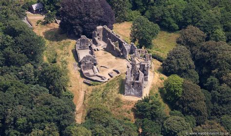 Aerial Image Showing The Ruins Of Okehampton Castle On A, 47% OFF