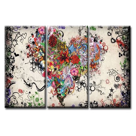 Canvas Printings Abstract series poster 3 Piece Modern Style Cheap Pictures Decorative Wall Art ...