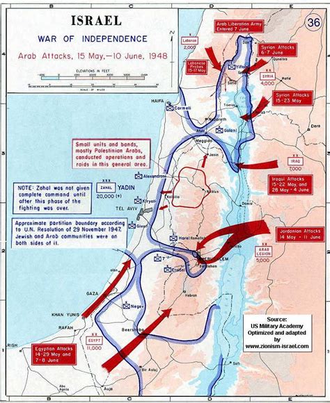 1948 Israel War Map