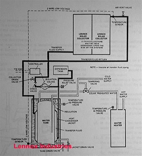 Solar Water Heater Schematic