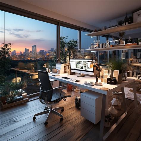 Premium AI Image | Modern workspace design