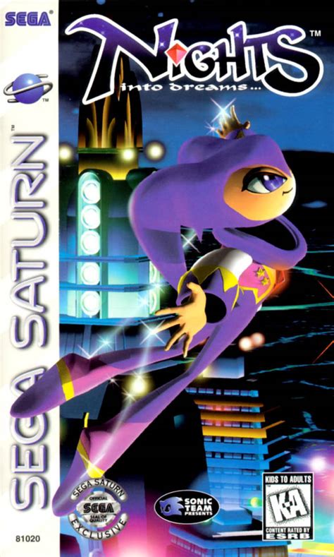 NIGHTS into Dreams Sega Saturn Game