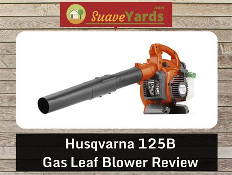 Husqvarna 125B Leaf Blower Review - Mucho Power!!