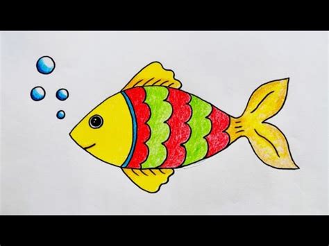 Fish Drawings With Color