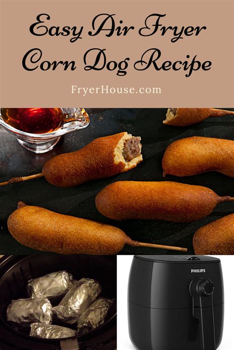 Easy Air Fryer Corn Dog Recipe | A Healthy Twist To a Classic Snack