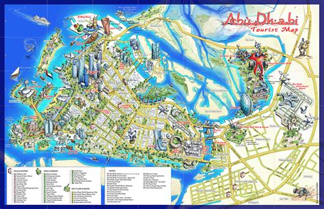 Abu Dhabi Tourist Attractions Map Pdf Download - Best Tourist Places in the World